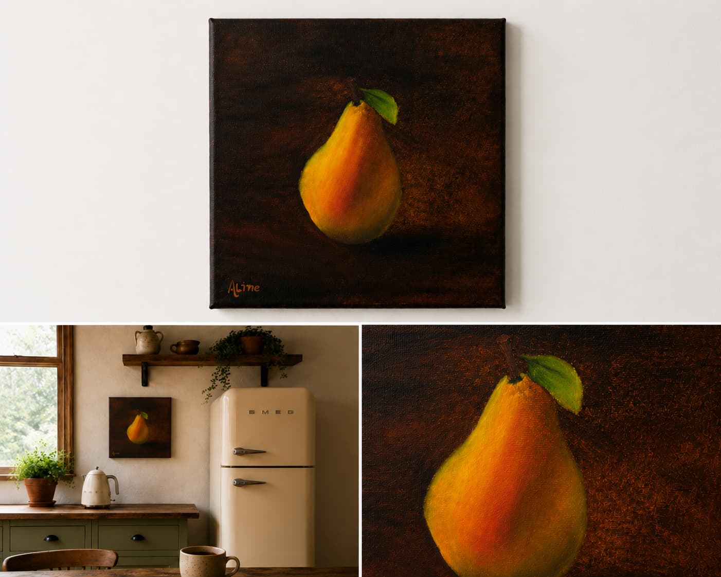 Pear Still Life detail 1